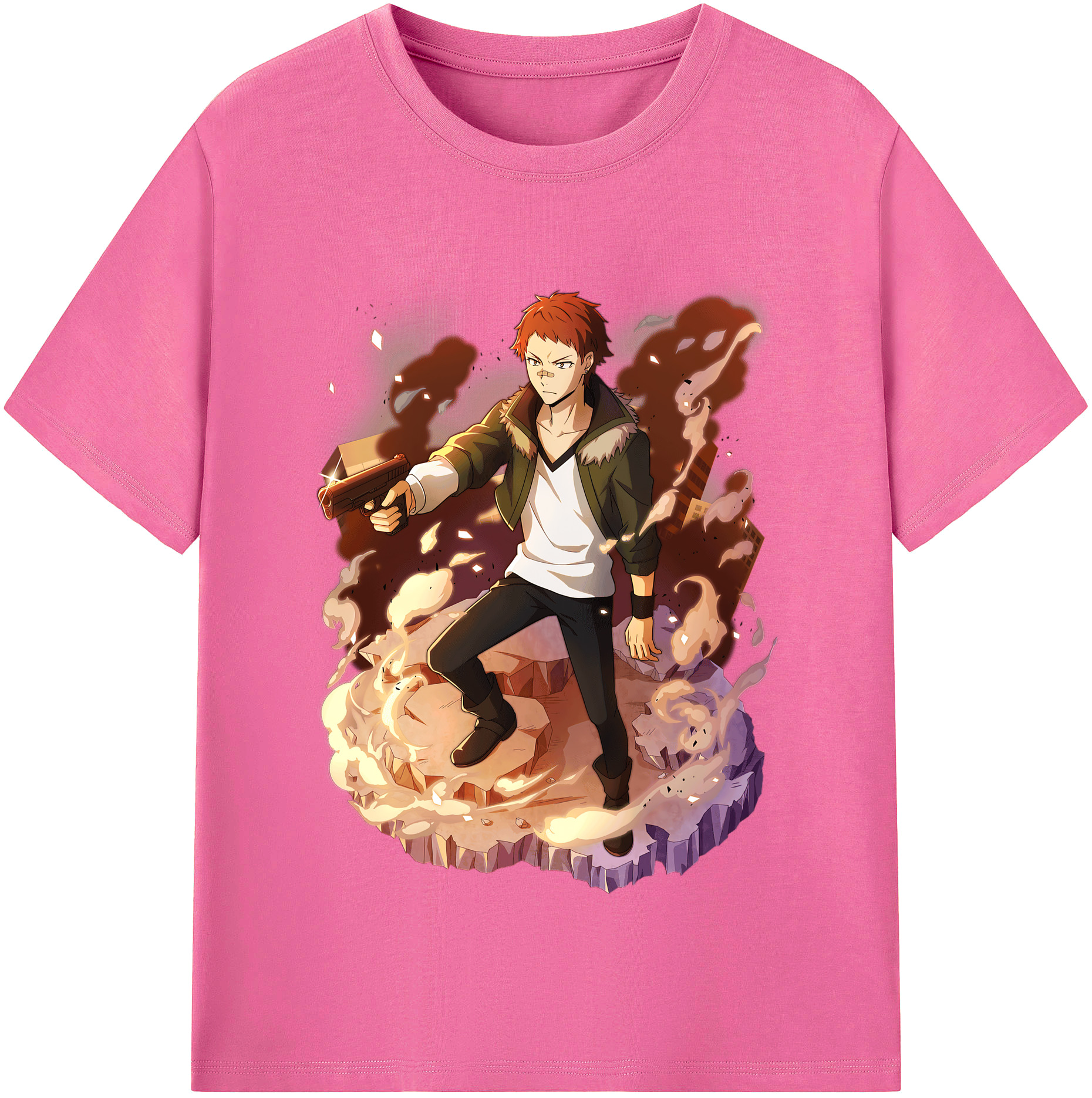 （画像用） 文豪ストレイドッグス Bungo Stray Dogs レディースカジュアルプリントTシャツ（綿100％）